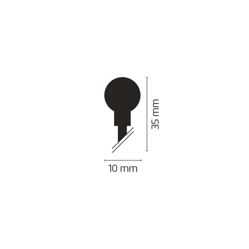 Emos ZY0902T - Boże Narodzenie łańcuch IP44 8m 80xLED