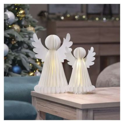 Bożonarodzeniowa dekoracja LED 20xLED/6xAA anioły