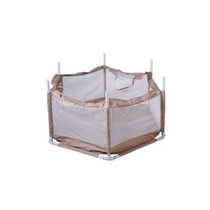 Plac zabaw 120 cm brązowy