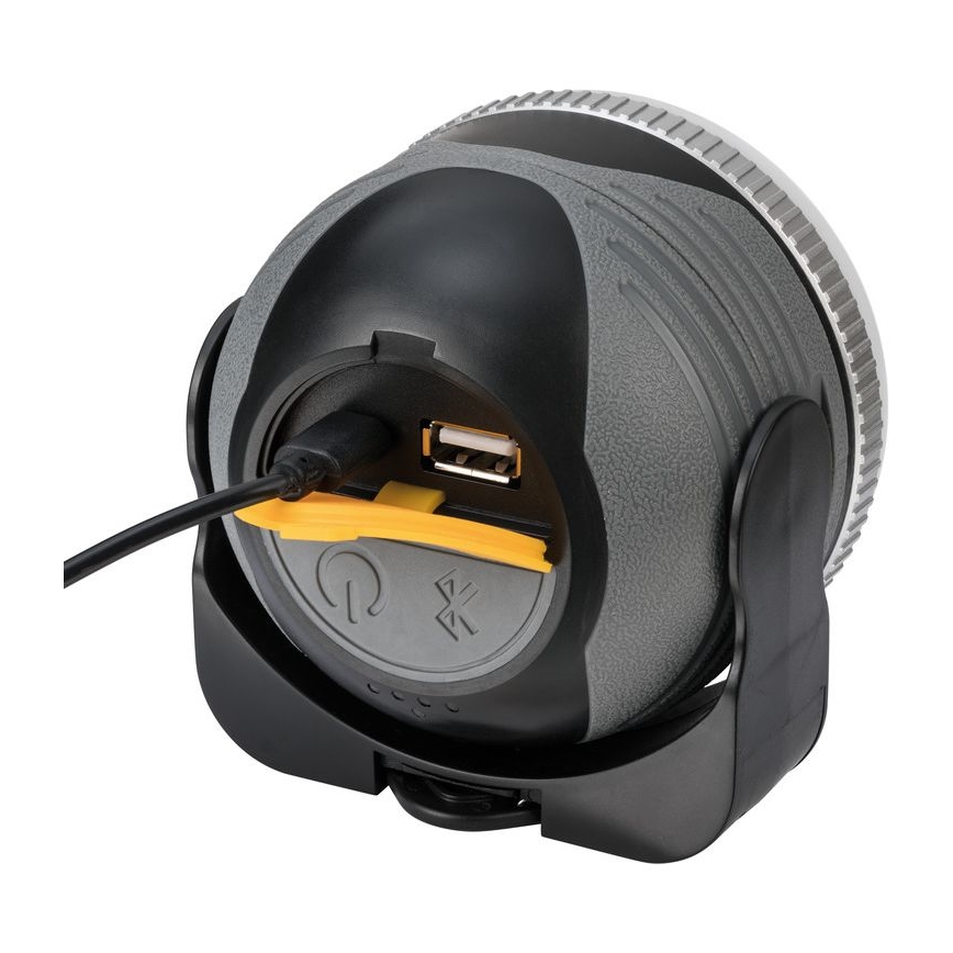 Brennenstuhl - LED Lampa zewnętrzna z głośnikiem LED/3W/5V 4000 mAh IP44