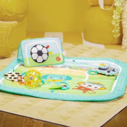Bright Starts - Mata do zabawy dla dzieci OBALL GRIP & KICK 3xAA
