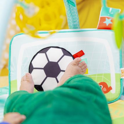 Bright Starts - Mata do zabawy dla dzieci OBALL GRIP & KICK 3xAA