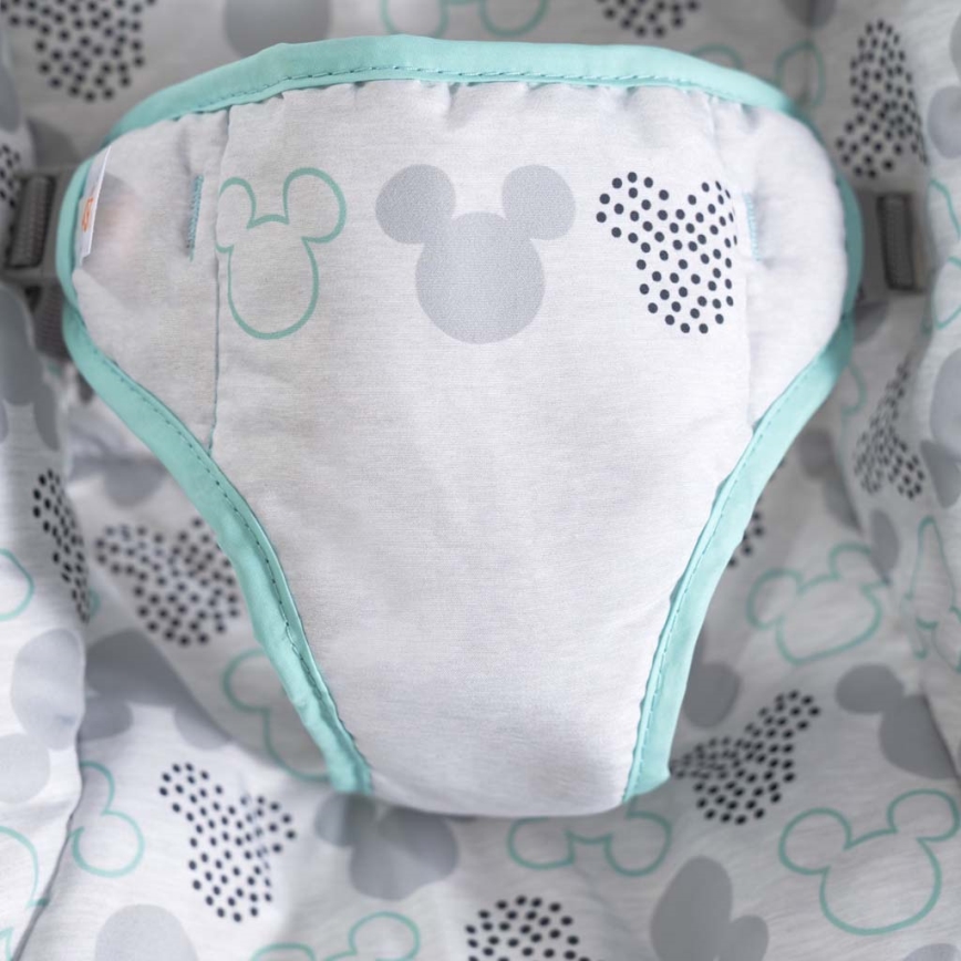 Bright Starts - Leżaczek wibracyjny dla dziecka z muzyką MICKEY MOUSE 3xLR14