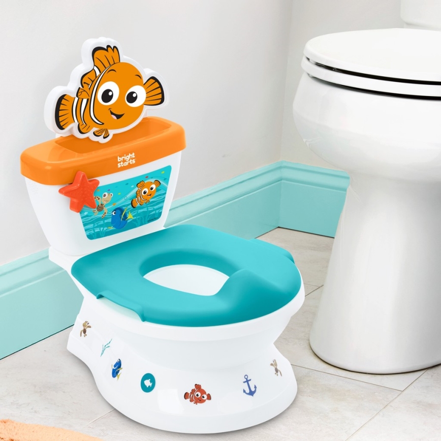 Bright Starts - Nocnik dla dzieci z dźwiękiem MY SIZE Finding Nemo 2xAAA