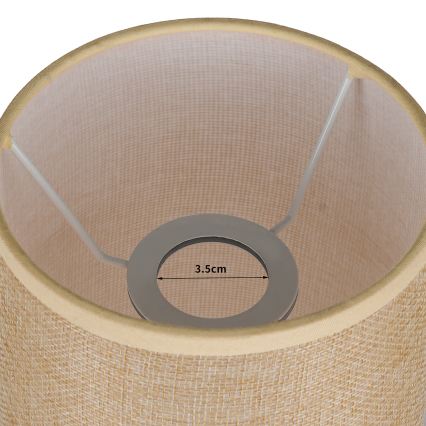 Brilagi - Abażur do lampy stołowej TABLON E27 Ø 14 cm beżowy