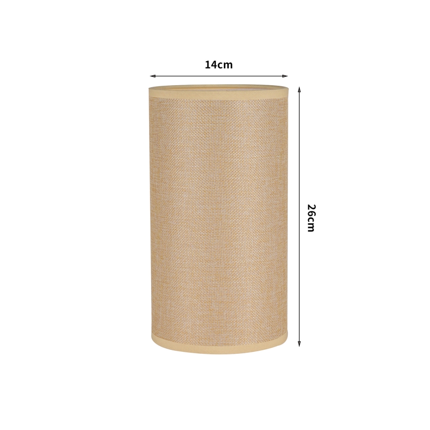 Brilagi - Abażur do lampy stołowej TABLON E27 Ø 14 cm beżowy