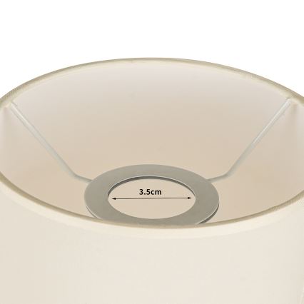 Brilagi - Abażur do lampy stołowej TABLON E27, Ø 14 cm, kremowy
