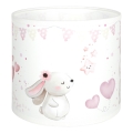 Brilagi - Abażur uniwersalny BOBO E27 śr. 15 cm kremowy/króliczki