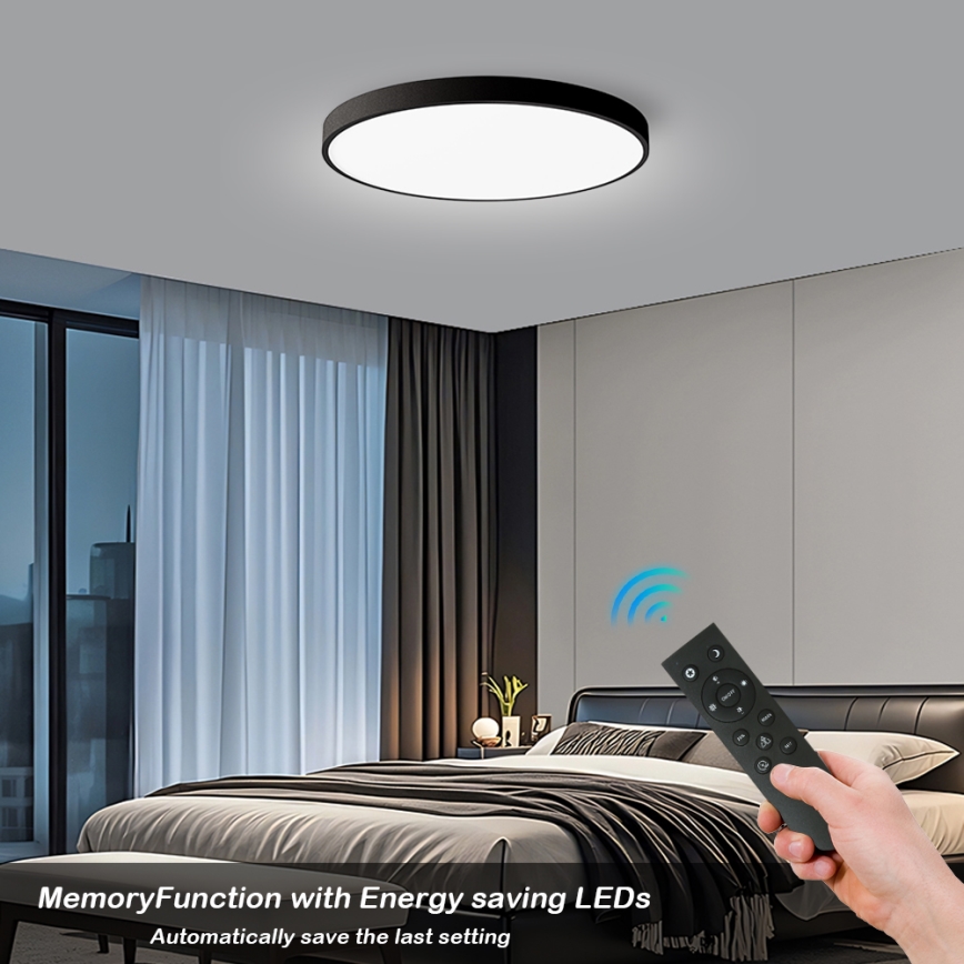 Brilagi - Przyciemniająca lampa sufitowa LED POOL SMART LED/128W/230V 3000-6000K o średnicy 100 cm z Wi-Fi Tuya + pilot zdalnego sterowania