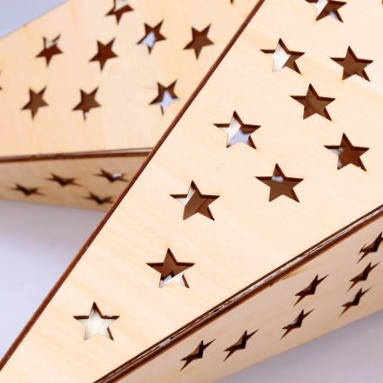 Brilagi - Dekoracja świąteczna LED/2xAA 59x55 cm gwiazda