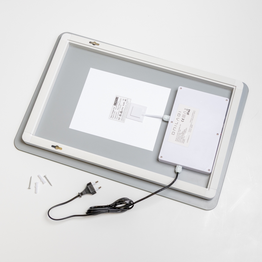 Brilagi - LED podgrzewane lustro łazienkowe DIANA LED/13W/230V 60x40 cm IP44 CRI 90 ściemnialne + CCT