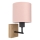 Brilagi - Dziecięca lampa ścienna BOBO WOOD 1xE27/25W/230V dąb/czarny/różowy