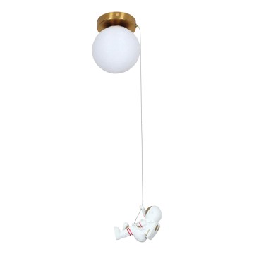 Brilagi - Dziecięca lampa sufitowa ASTRO 1xE14/15W/230V biała