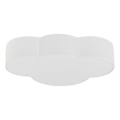 Brilagi - Dziecięca lampa sufitowa NIMBUS 4xE27/15W/230V 46x63 cm biała