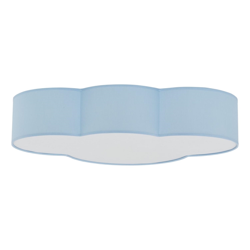 Brilagi - Dziecięca lampa sufitowa NIMBUS 4xE27/15W/230V 46x63 cm niebieska