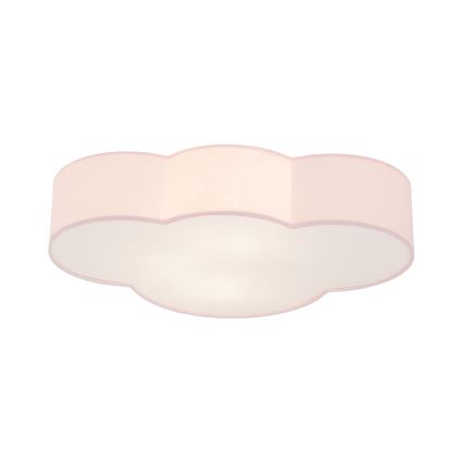 Brilagi - Dziecięca lampa sufitowa NIMBUS 4xE27/15W/230V 46x63 cm różowa