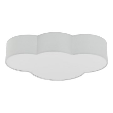 Brilagi - Dziecięca lampa sufitowa NIMBUS 4xE27/15W/230V szara