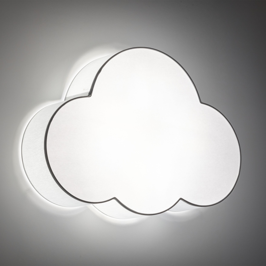 Brilagi - Dziecięca lampa sufitowa NIMBUS 4xE27/15W/230V szara