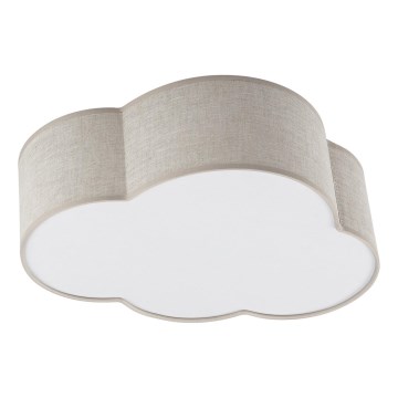 Brilagi - Dziecięca lampa sufitowa NIMBUS LINEN 2xE27/15W/230V beżowa