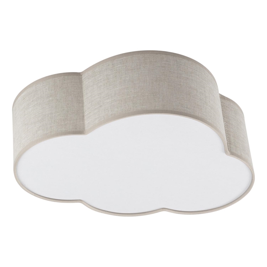 Brilagi - Dziecięca lampa sufitowa NIMBUS LINEN 2xE27/15W/230V beżowa