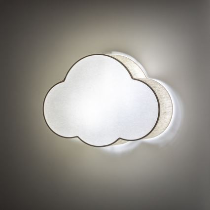 Brilagi - Dziecięca lampa sufitowa NIMBUS LINEN 2xE27/15W/230V beżowa