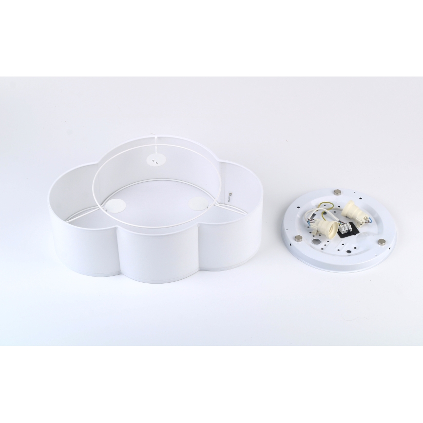 Brilagi - Dziecięca lampa sufitowa NIMBUS MINI 2xE27/15W/230V 31x43 cm biała