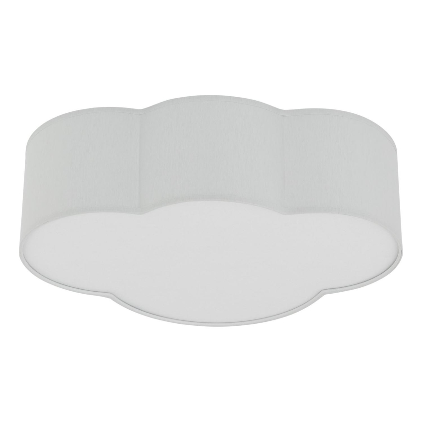 Brilagi - Dziecięca lampa sufitowa NIMBUS MINI 2xE27/15W/230V 31x43 cm szara