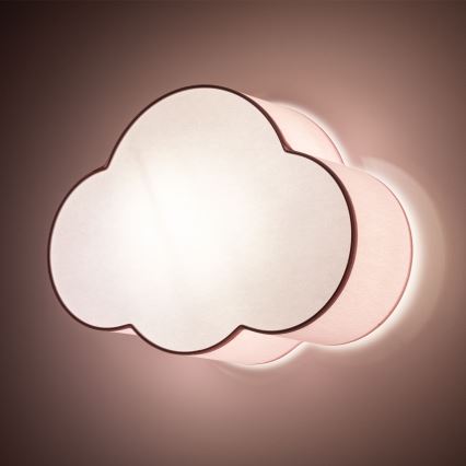 Brilagi - Dziecięca lampa sufitowa NIMBUS MINI 2xE27/15W/230V różowa