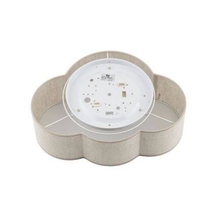 Brilagi - Plafon dziecięcy NIMBUS MINI LINEN 2xE27/15W/230V 31x43 cm beżowy