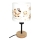 Brilagi - Dziecięca lampka biurkowa BOBO WOOD 1xE27/25W/230V dąb/czarny/biały/misie