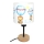 Brilagi - Dziecięca lampka stołowa BOBO WOOD 1xE27/25W/230V dąb/czarny/biały/z motywem zwierzątek