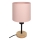 Brilagi - Dziecięca lampka stołowa BOBO WOOD 1xE27/25W/230V dąb/czarny/różowy