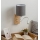 Brilagi - elastyczny kinkiet LED NUBILA WOOD 1xE27/25W/230V + LED/3W dąb/biały/jasnoszary