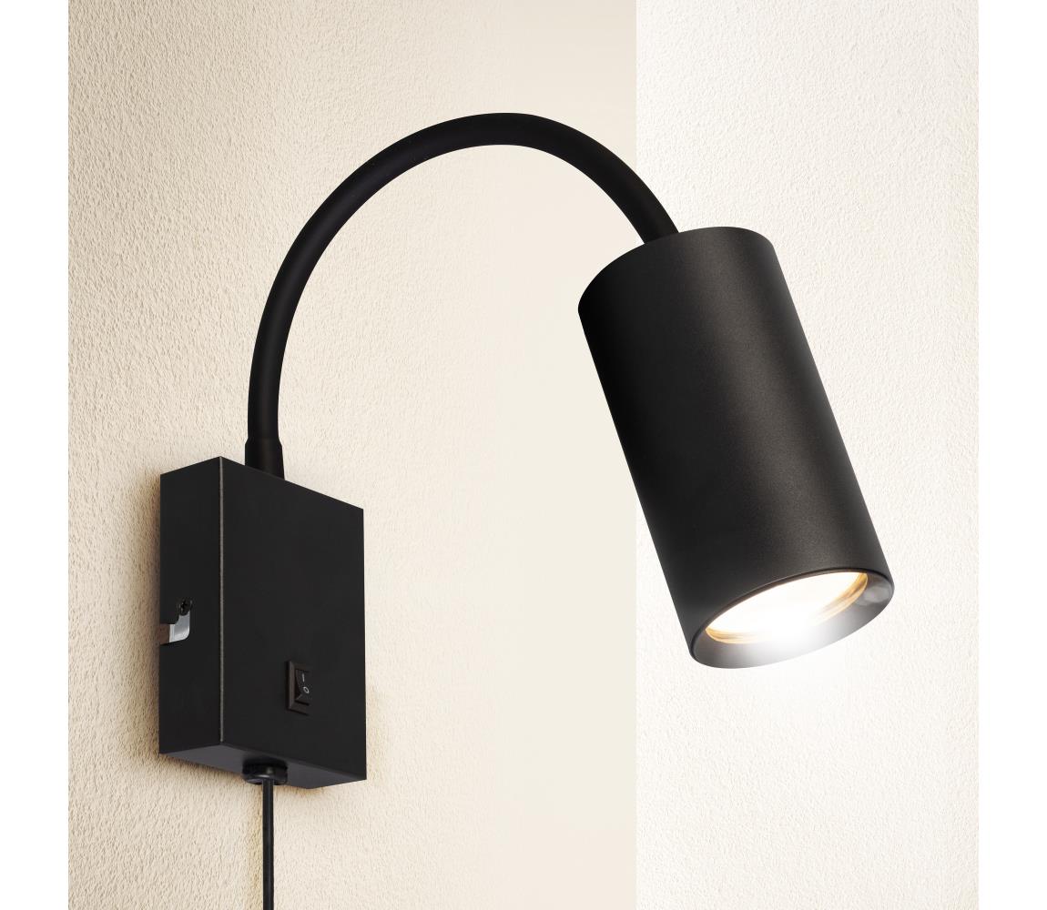 Brilagi - Elastyczny kinkiet SELE 1xGU10/30W/230V czarny