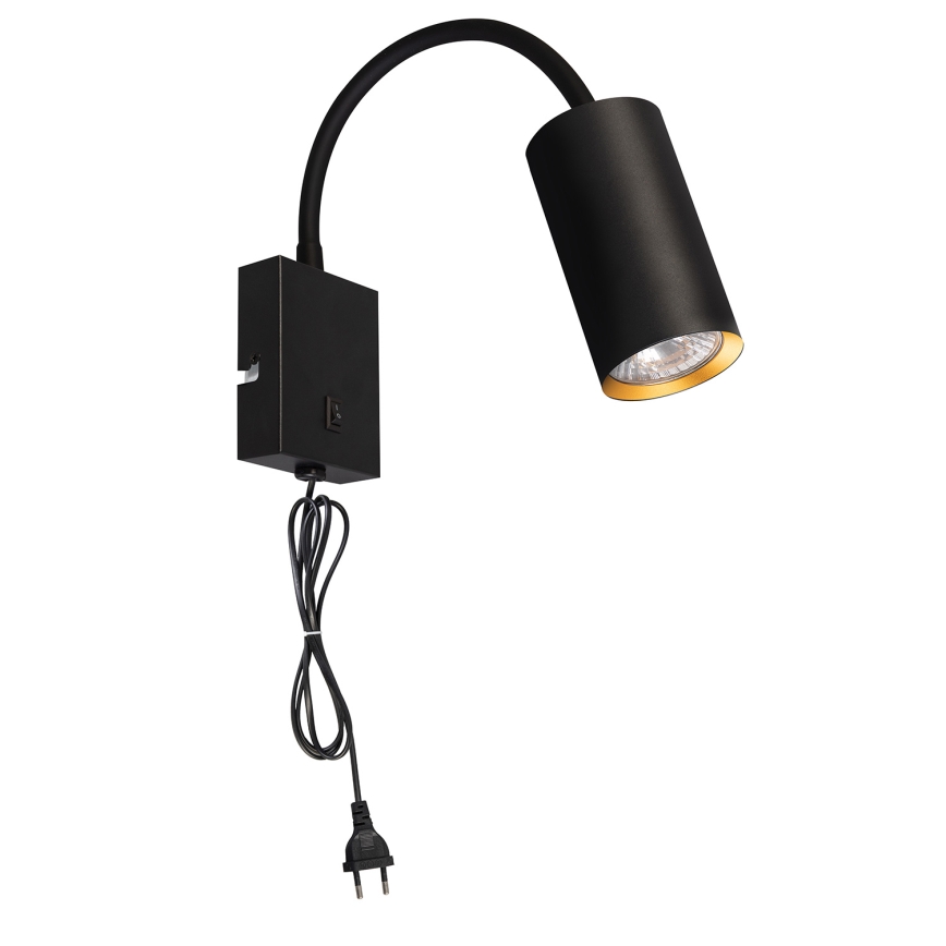 Brilagi - Elastyczny kinkiet SELE 1xGU10/30W/230V czarny/złoty