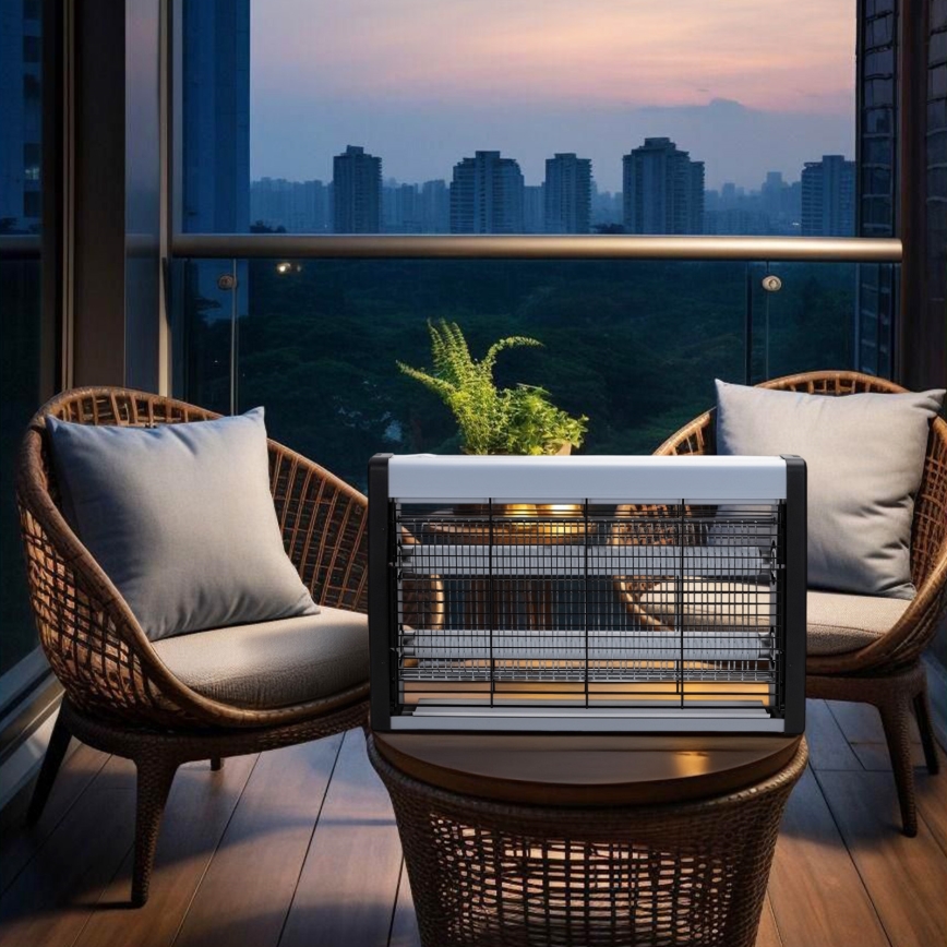 Brilagi - Elektryczny łapacz owadów 2xUV/15W/230V na 80 m2