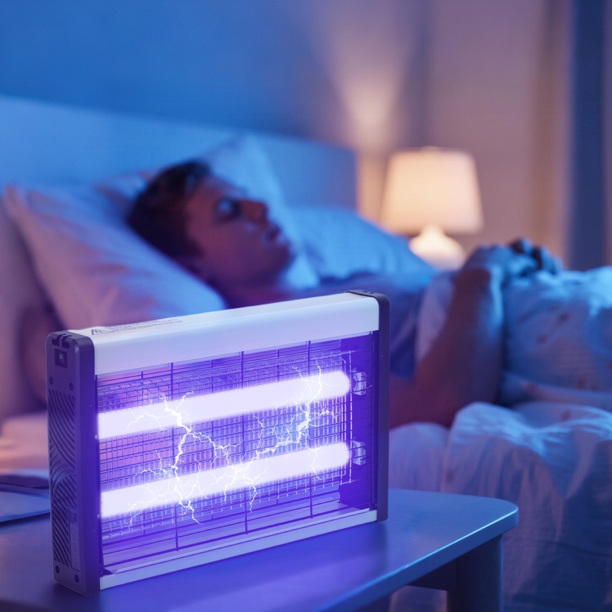 Brilagi - Elektryczny łapacz owadów 2xUV/15W/230V na 80 m2