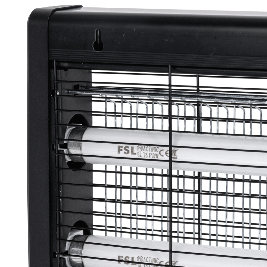 Brilagi - Elektryczny łapacz owadów 2xUV/18W/230V 100 m2 czarny