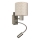 Brilagi - giętna lampa ścienna LED BOBO 1xE27/25W/230V + LED/3W matowy chrom/beżowy/kropki