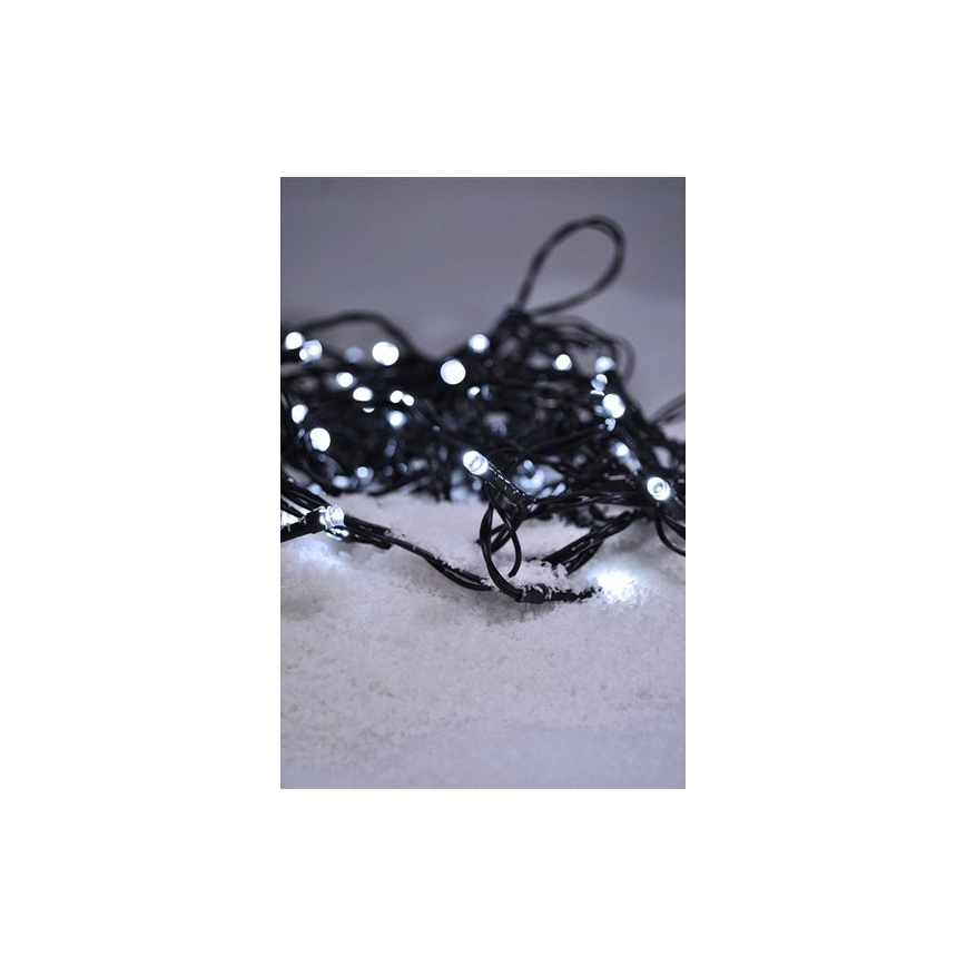 Brilagi - Girlanda LED zewnętrzna 150xLED/8 funkcji 18 m IP44 zimna biel