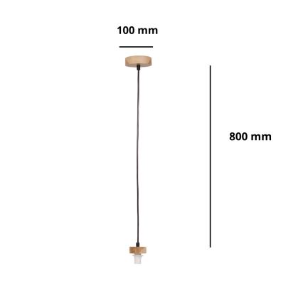 BRILAGI - Kabel zasilający PARTY 1xE14/60W/230V dąb