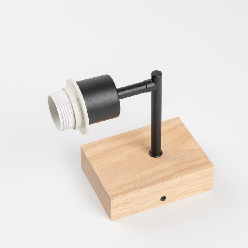 BRILAGI - Kinkiet dziecięcy BOBO WOOD 1xE27/25W/230V dąb/czarny/biały/zwierzątka