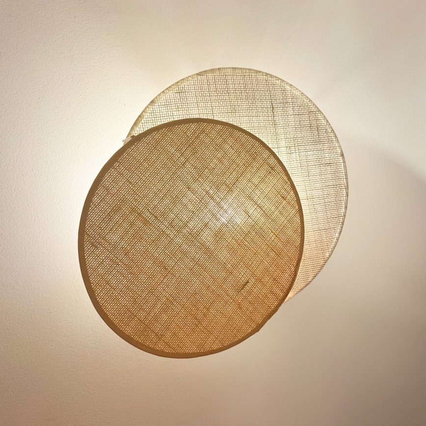 Brilagi - Kinkiet CIRCLES 1xE27/15W/230V 45x45 cm beżowy/kremowy