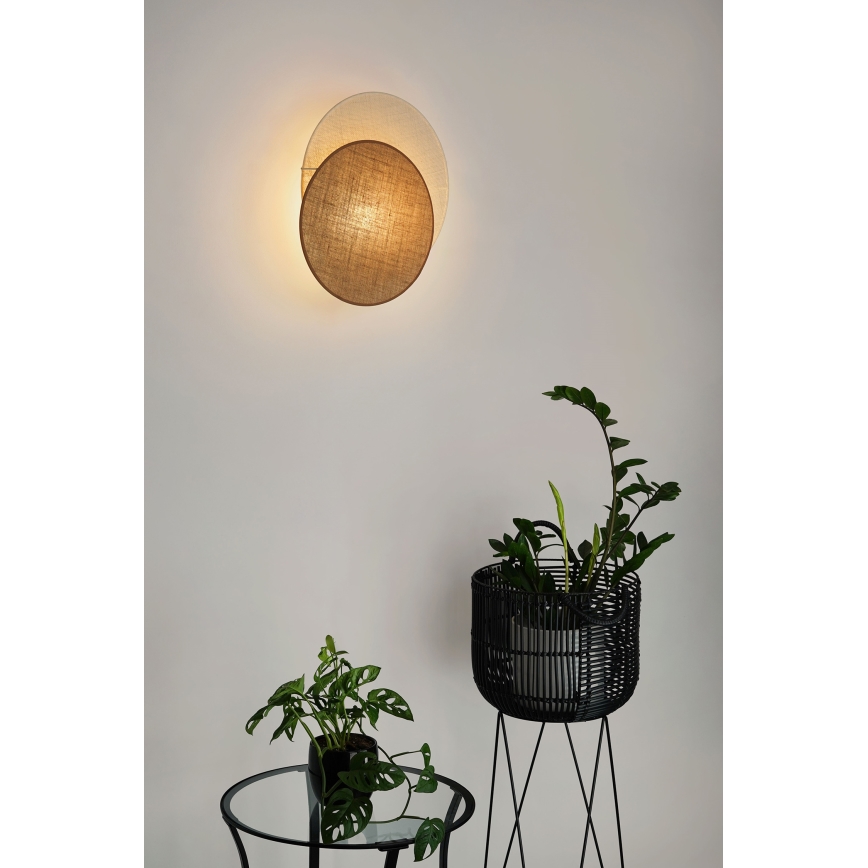 Brilagi - Kinkiet CIRCLES 1xE27/15W/230V 45x45 cm beżowy/kremowy