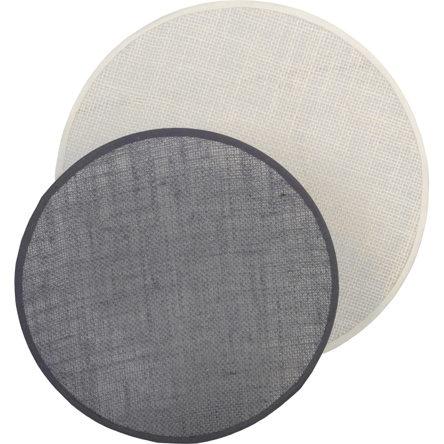Brilagi - Kinkiet CIRCLES 1xE27/60W/230V śr. 35 cm kremowy/szary