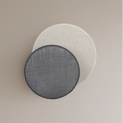 Brilagi - Kinkiet CIRCLES 1xE27/60W/230V śr. 35 cm kremowy/szary