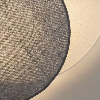 Brilagi - Kinkiet CIRCLES 1xE27/60W/230V śr. 35 cm kremowy/szary
