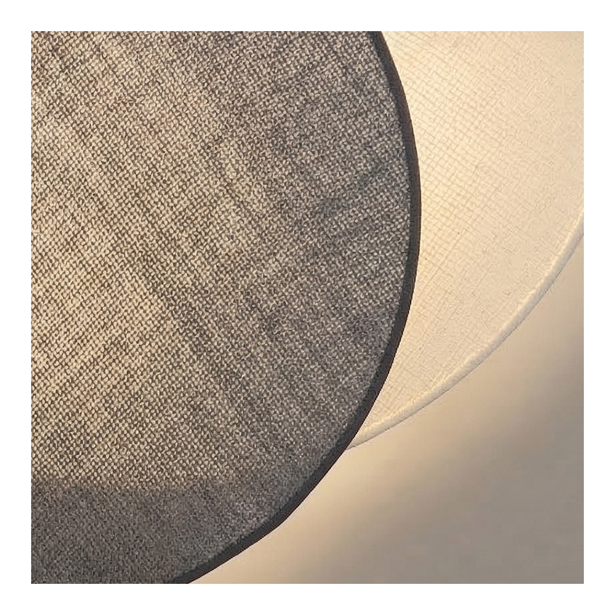 Brilagi - Kinkiet CIRCLES 1xE27/60W/230V śr. 35 cm kremowy/szary