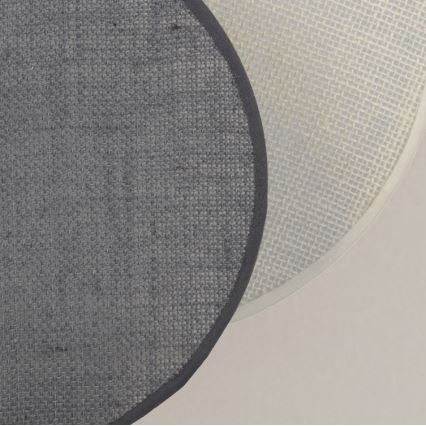 Brilagi - Kinkiet CIRCLES 1xE27/60W/230V śr. 35 cm kremowy/szary