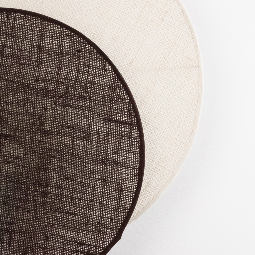 Brilagi - Kinkiet CIRCLES 1xE27/60W/230V śr. 45 cm kremowy/brązowy